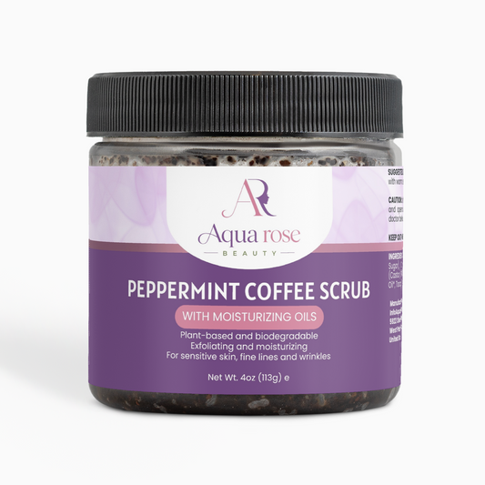 Aqua Rose Beauty Peppermint Coffee Scrub